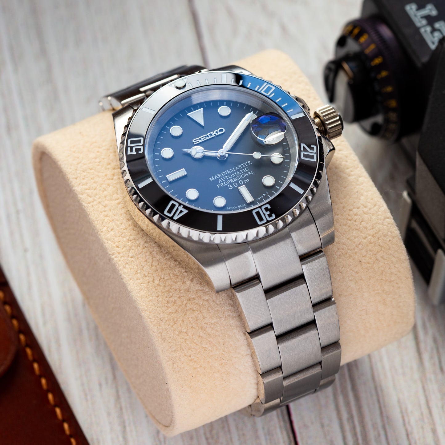 Seiko Mod Submariner Automatic Watch