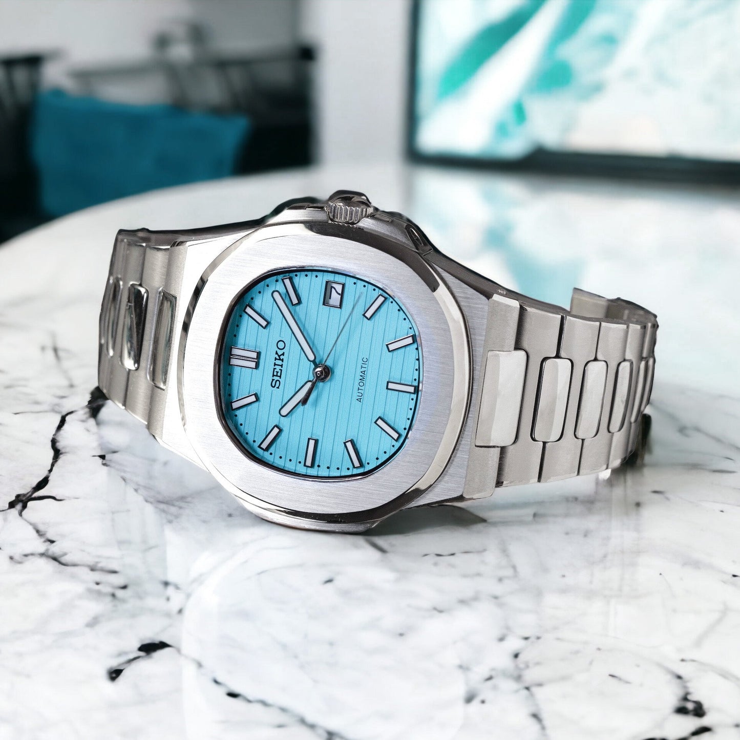 Seiko Nautilus Tiffany Mod Watch
