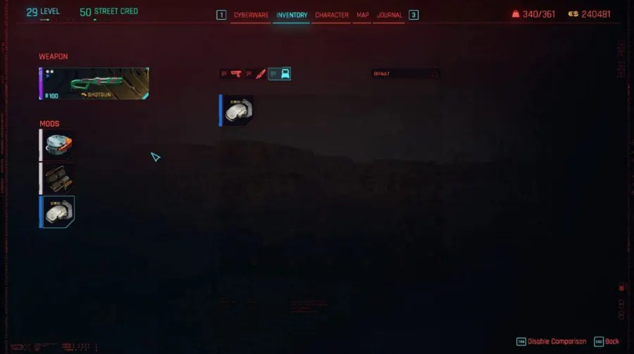 Better Iconic Weapon Slots - Mod para Cyberpunk 2077