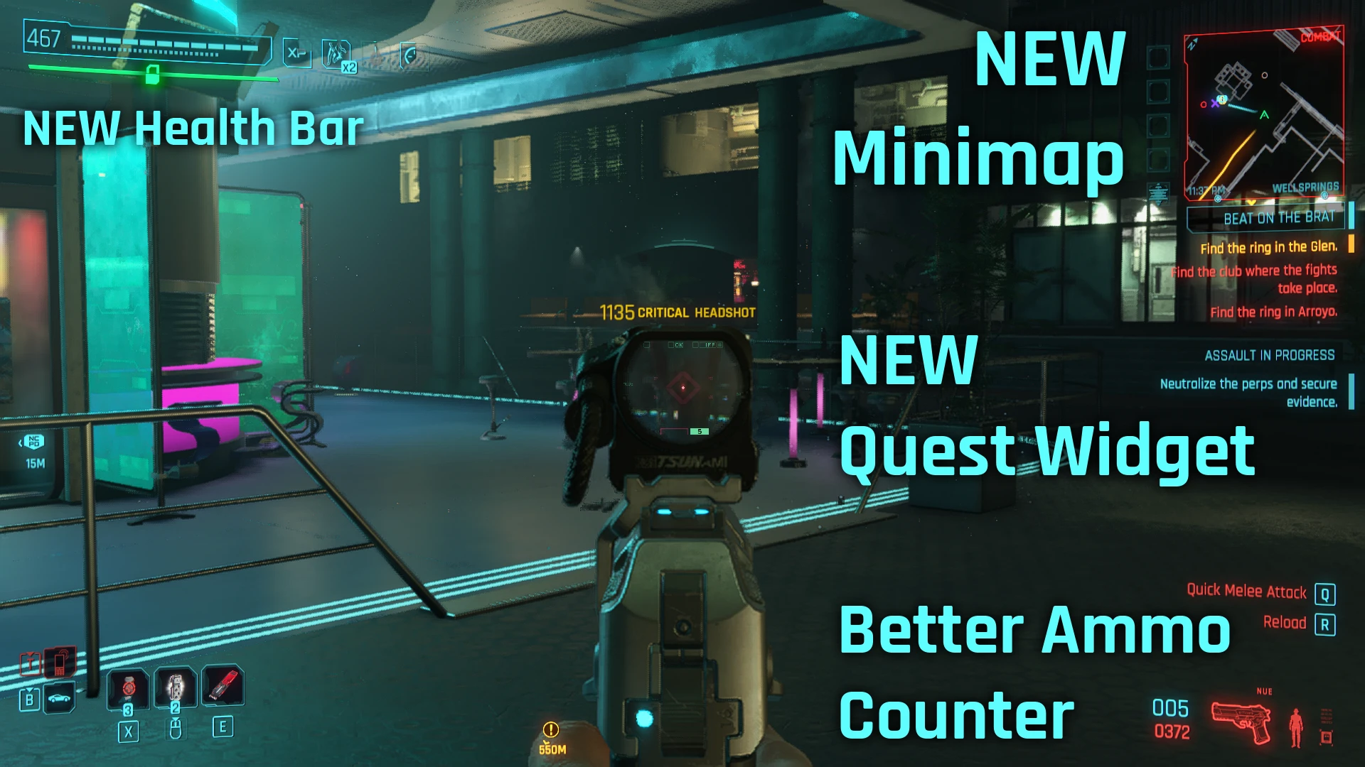 Preem Vehicle HUD - Mod para Cyberpunk 2077