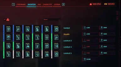 Quickhack Loadouts - Mod para Cyberpunk 2077