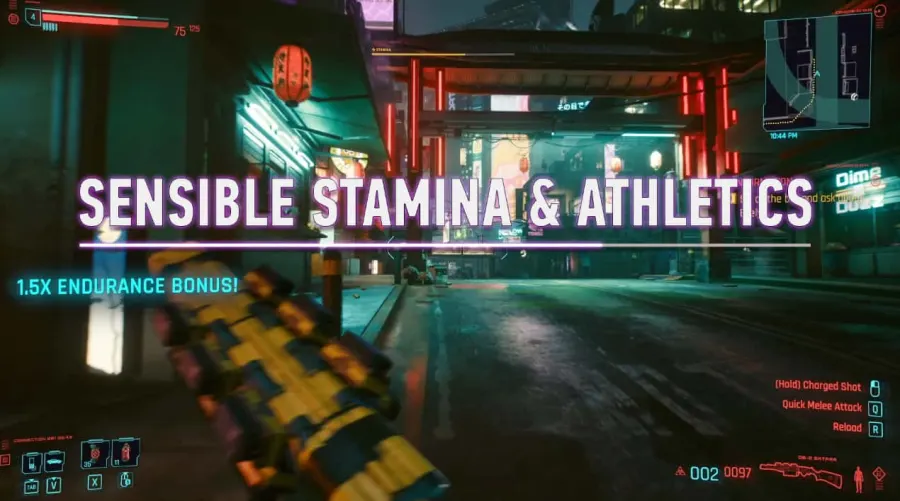 Sensible Stamina - Mod para Cyberpunk 2077