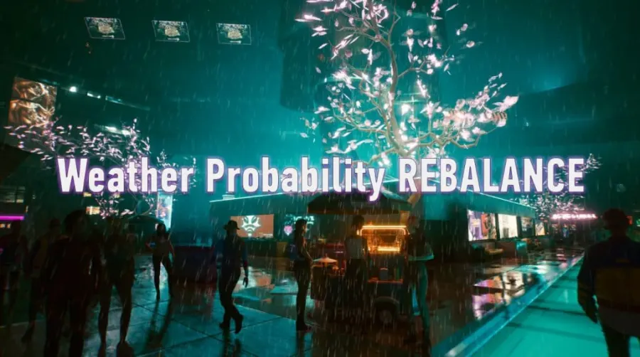 Weather Probability Rebalance - Mod para Cyberpunk 2077