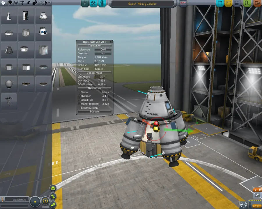 RCS Build Aid - Mod para Kerbal Space Program