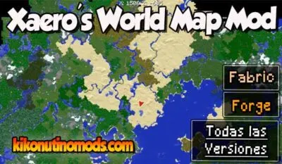Xaeros World Map - Mod para Minecraft