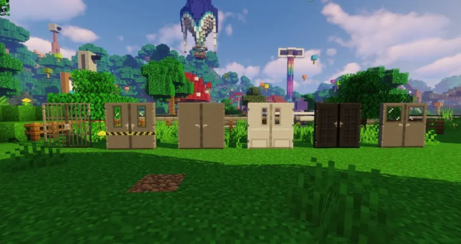 Macaws Doors - Mod para Minecraft