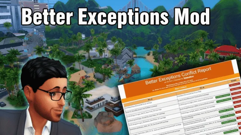 Better Exceptions - Mod para Sims 4