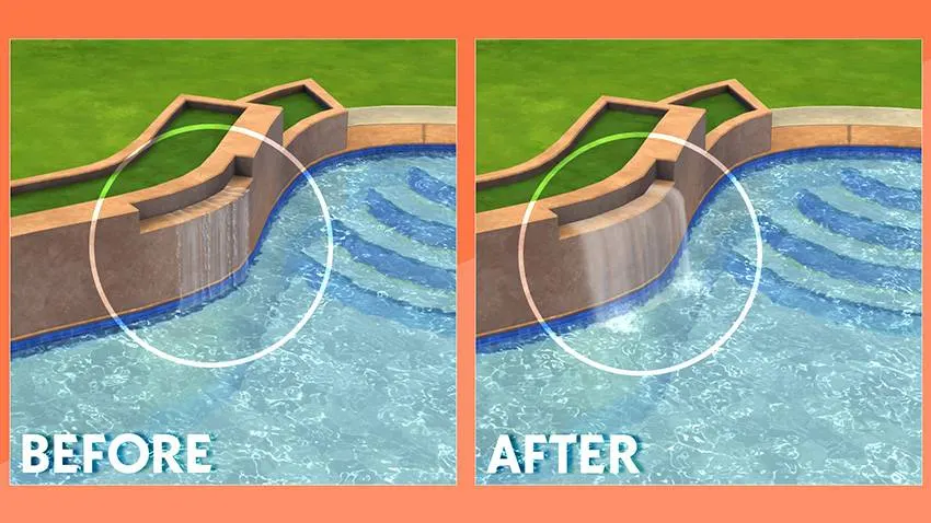 Fill Uneven Pools - Mod para Sims 4