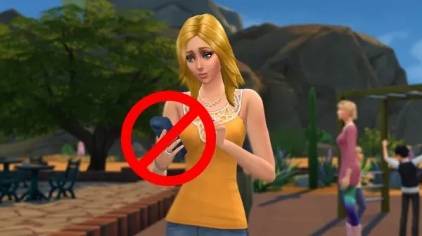 No Autonomous Phone - Mod para Sims 4