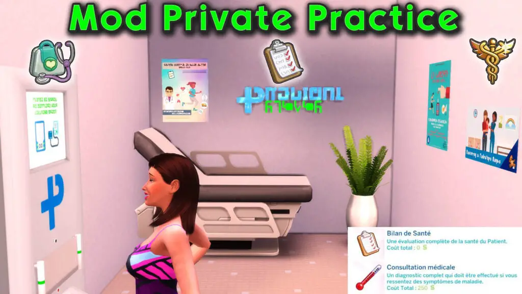 Private Practice - Mod para Sims 4