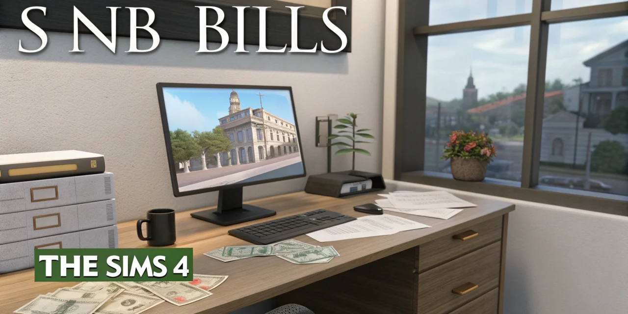 Realistic Bills - Mod para Sims 4