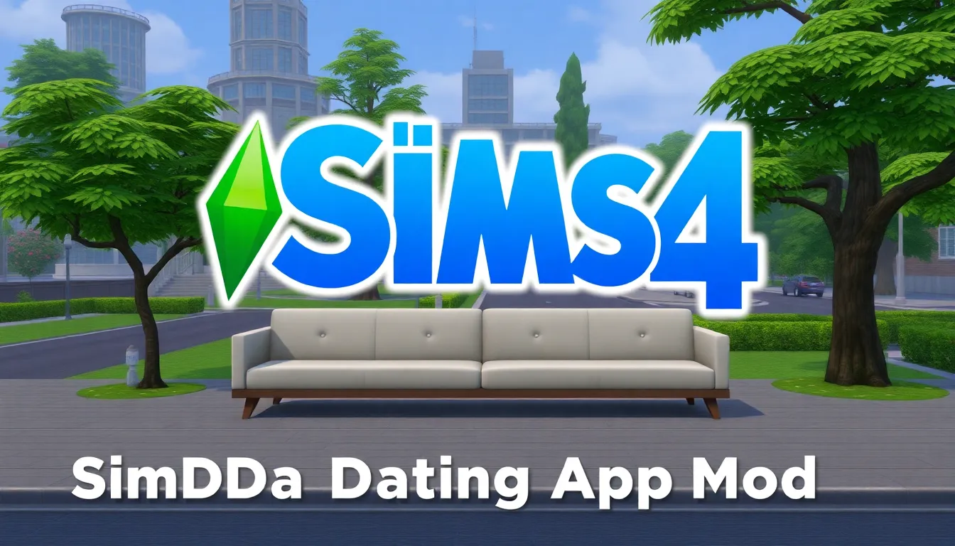 SimDa Dating App - Mod para Sims 4
