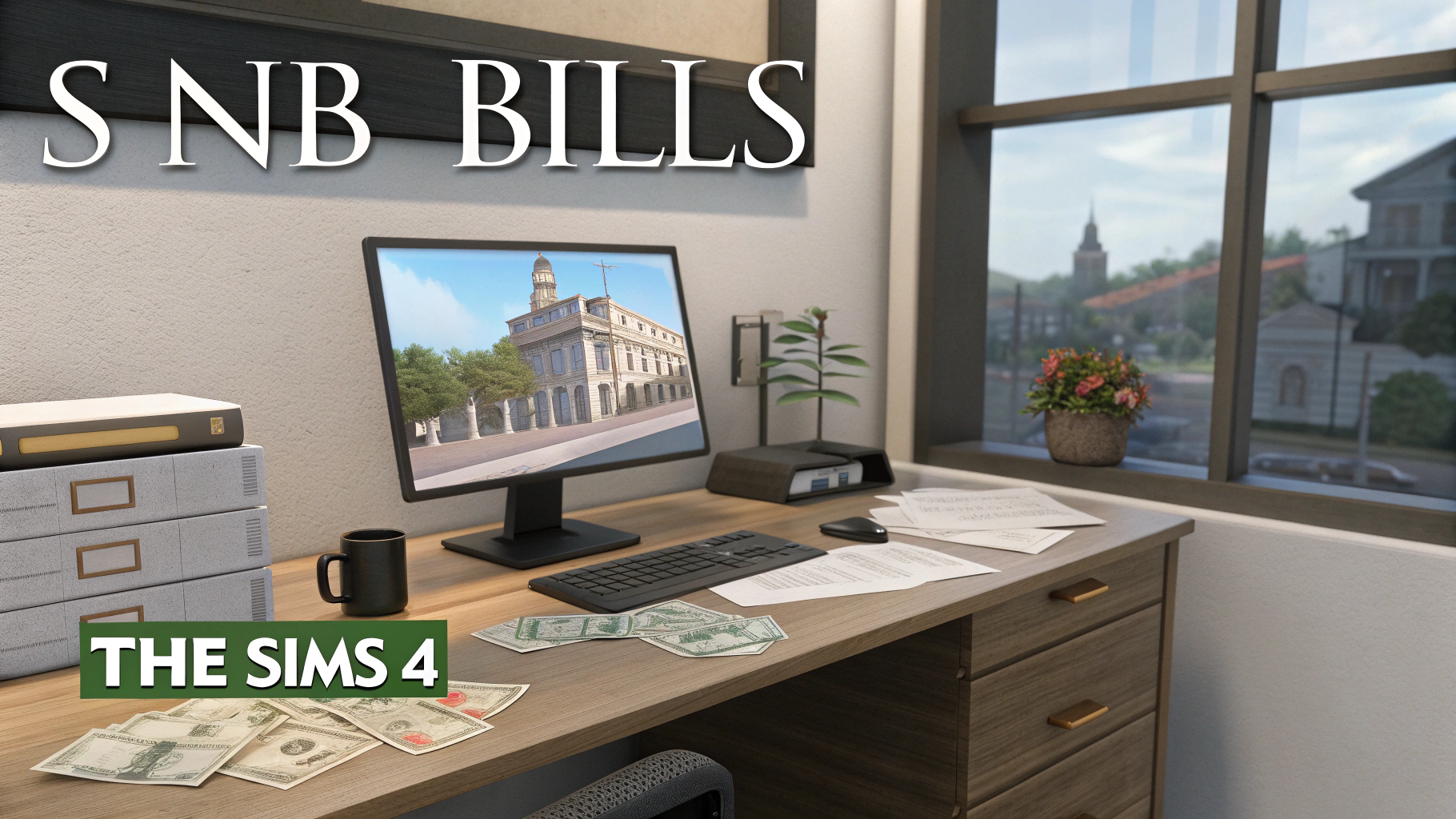 SNB Bills - Mod para Sims 4