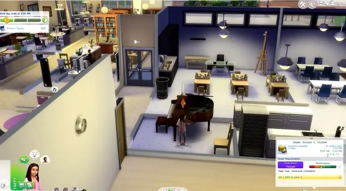 Ksuihuh Go to School - Mod para Sims 4