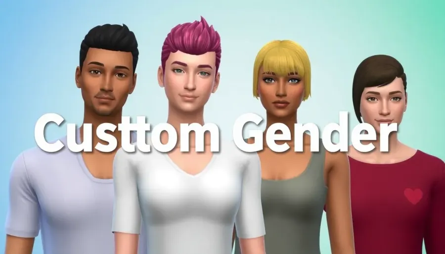 Custom Gender Settings - Mod para Sims 4