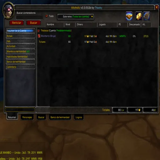 Altoholic - Mod para World of Warcraft