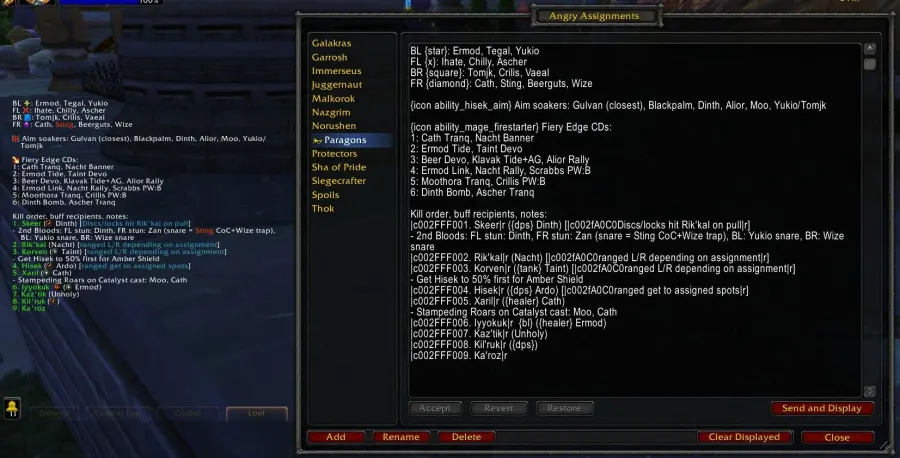 Angry Assignments - Mod para World of Warcraft