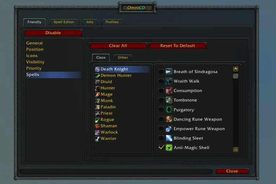 OmniCD - Mod para World of Warcraft