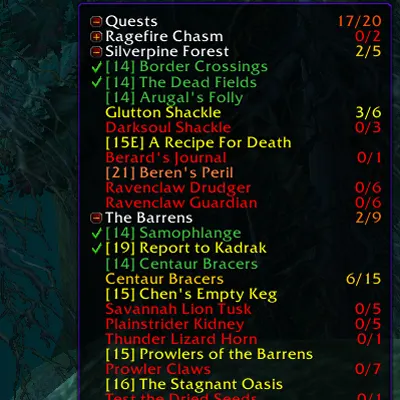 World Quest Tracker - Mod para World of Warcraft